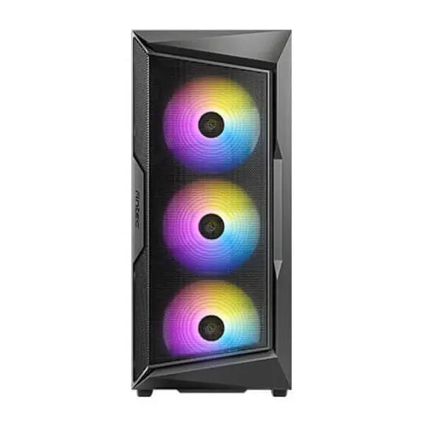 Antec AX61 Elite Mesh ARGB (ATX) Mid Tower Cabinet (Black)  Microcenter India