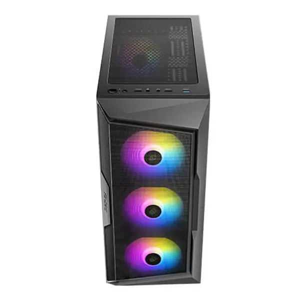 Antec AX61 Elite Mesh ARGB (ATX) Mid Tower Cabinet (Black)  Microcenter India