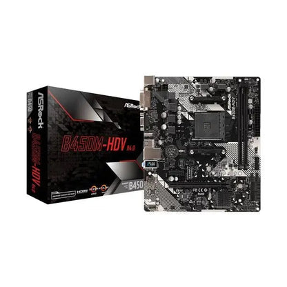 ASRock B450M-HDV R4.0 Motherboard 