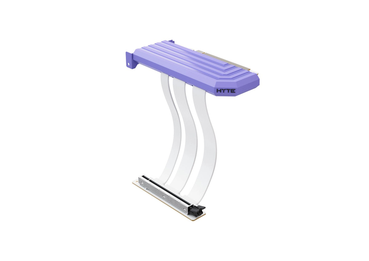 HYTE PCIe 5.0 Hyper Riser Cable 200mm in Taro Milk purple