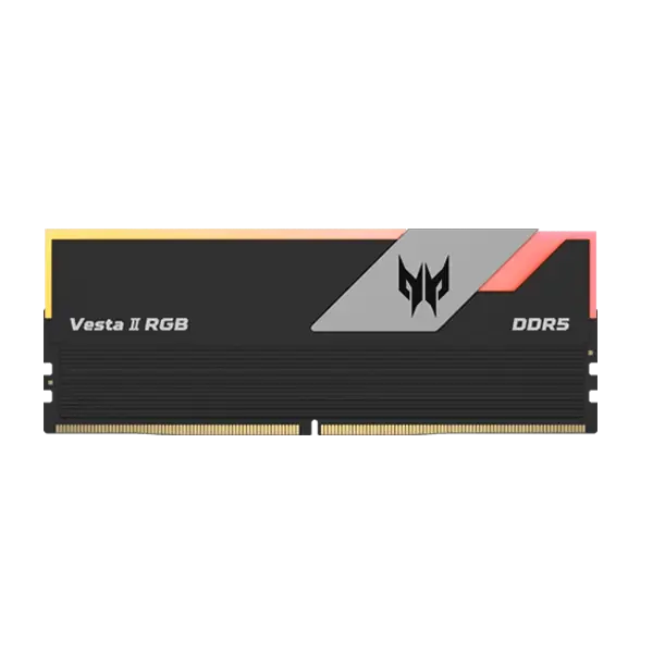 Acer Predator Vesta II RGB 64GB (32GBx2) DDR5 6000MHz CL30 Desktop Ram Black  Microcenter India