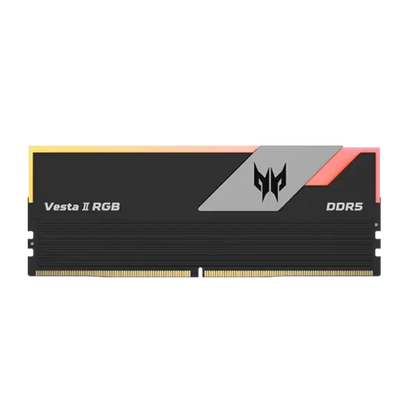 Acer Predator Vesta II RGB 64GB (32GBx2) DDR5 6000MHz CL30 Desktop Ram Black  Microcenter India