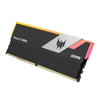 Acer Predator Vesta II RGB 64GB (32GBx2) DDR5 6000MHz CL30 Desktop Ram Black  Microcenter India