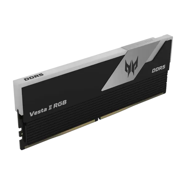 Acer Predator Vesta II RGB 64GB (32GBx2) DDR5 6000MHz CL30 Desktop Ram Black  Microcenter India