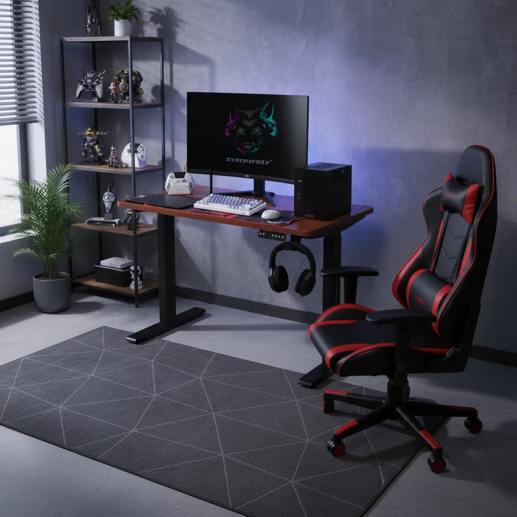 Cyberwolf Hydraulic Gaming Table Regular  Microcenter India