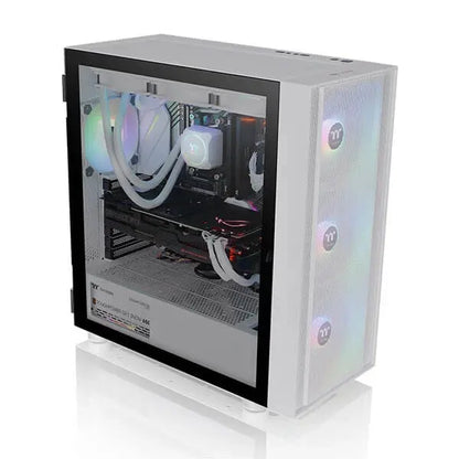 Thermaltake H570 TG ARGB Snow (E-ATX) Mid Tower Cabinet (White)  Microcenter India