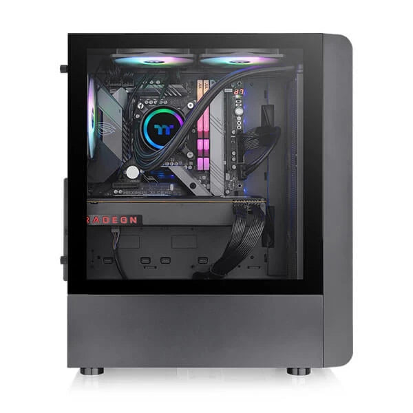 Thermaltake S200 TG ARGB (ATX) Mid Tower Cabinet Black  Microcenter India