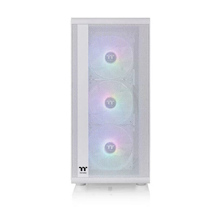 Thermaltake S200 TG ARGB Snow (ATX) Mid Tower Cabinet White  Microcenter India