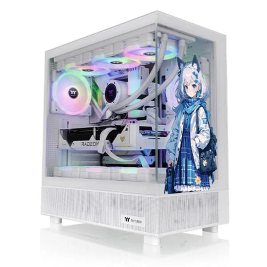 Thermaltake 270 SP Cabinet White Snow ARGB Mid Tower Cabinet  Microcenter India