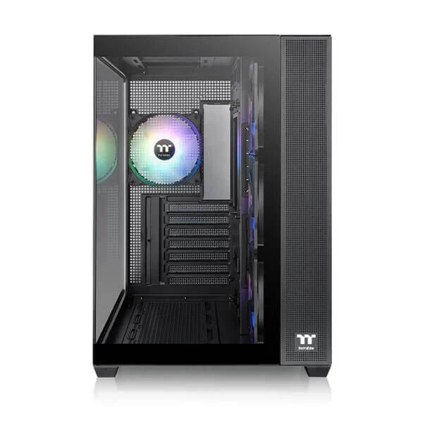 Thermaltake View 380 TG ARGB (ATX) Mid Tower Cabinet Black  Microcenter India