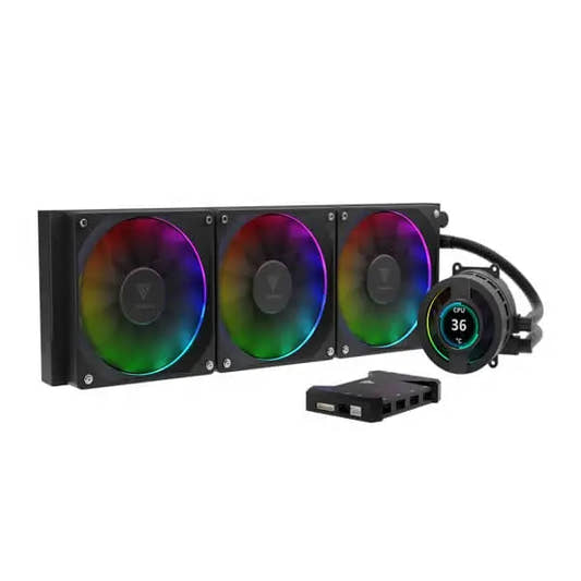 Gamdias Chione P3-360U ARGB 360mm CPU Liquid Cooler  Microcenter India