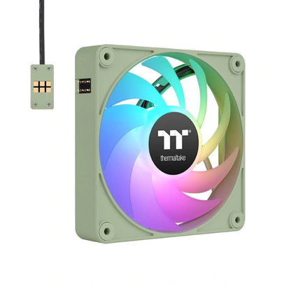 Thermaltake CT120 EX ARGB Sync PC Cooling Fan Matcha Green 3 Fan Pack - Microcenter India.
