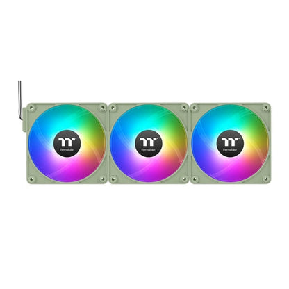 Thermaltake CT120 EX ARGB Sync PC Cooling Fan Matcha Green 3 Fan Pack - Microcenter India.
