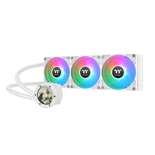 Thermaltake TH360 V2 Ultra ARGB Sync Snow Edition CPU Liquid Cooler  Microcenter India