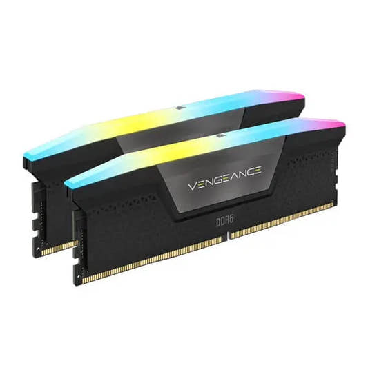 Corsair Vengeance RGB 64GB (32GBx2) DDR5 5200MHz Desktop RAM  Microcenter India