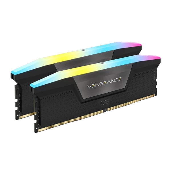 Corsair Vengeance RGB 64GB (32GBx2) DDR5 5200MHz Desktop RAM 