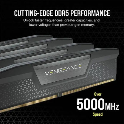 Corsair Vengeance 16GB (16GBx1) DDR5 5600MHz Desktop RAM (Black) 