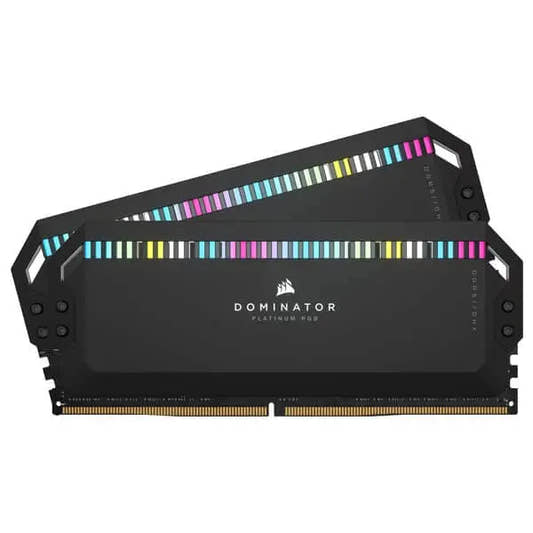 Corsair Dominator Platinum RGB DDR5 32GB (16GBx2) 5600MHz RAM Black 