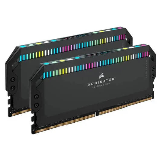 Corsair Dominator Platinum RGB DDR5 32GB (16GBx2) 5600MHz RAM Black 