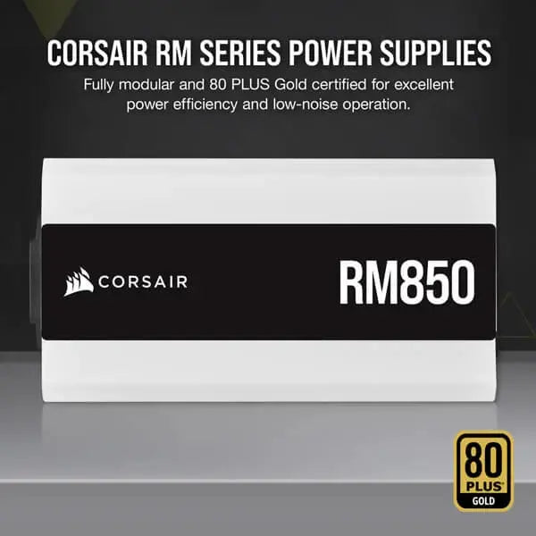 Corsair RM850 White 850 Watt 80 Plus Gold SMPS (CP-9020232-IN) 