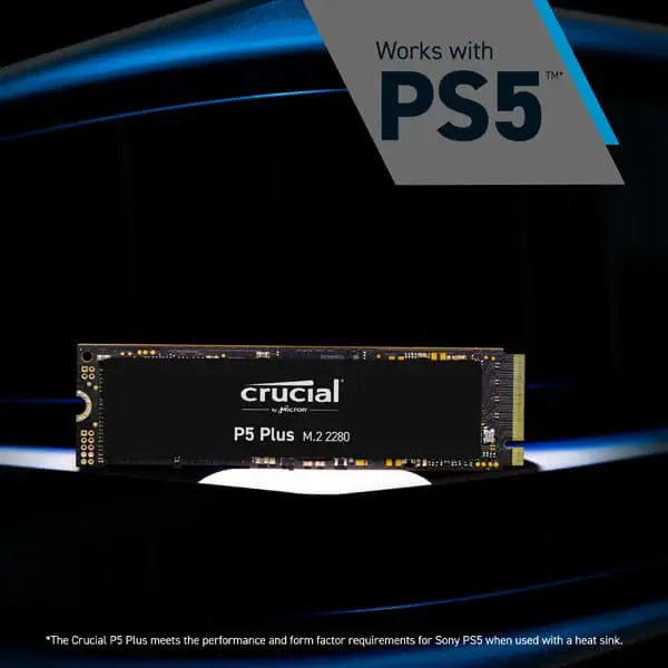 Crucial P5 Plus 1000GB M.2 NVMe Gen4 Internal SSD 