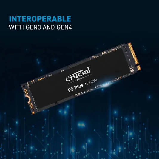 Crucial P5 Plus 1000GB M.2 NVMe Gen4 Internal SSD 