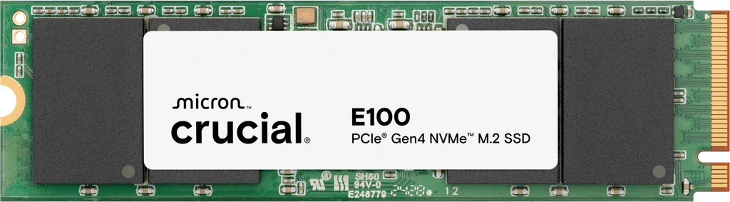 Crucial E100 2TB PCIe Gen4 NVMe M 2 SSD