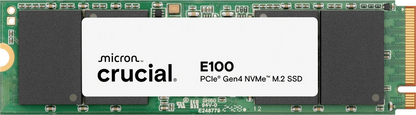 Crucial E100 2TB PCIe Gen4 NVMe M 2 SSD