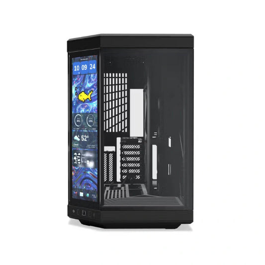 HYTE Y70 Touch Infinite Pitch Black Mid Tower Gaming Cabinet - Microcenter India.