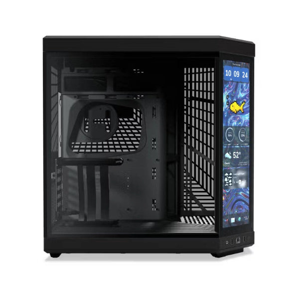 HYTE Y70 Touch Infinite Pitch Black Mid Tower Gaming Cabinet - Microcenter India.