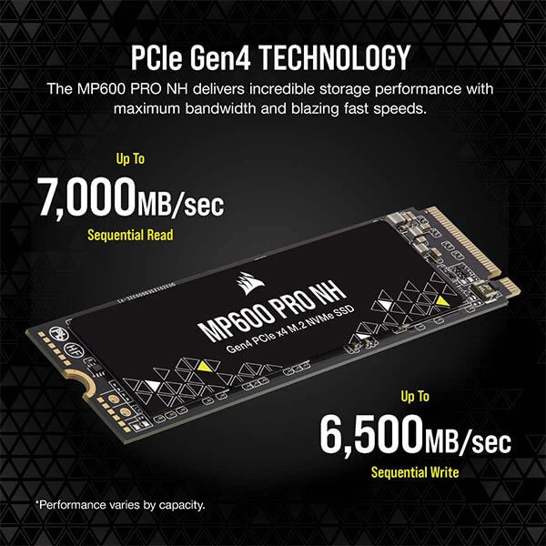 Corsair MP600 PRO NH 2TB M.2 NVMe Gen4 Internal SSD 