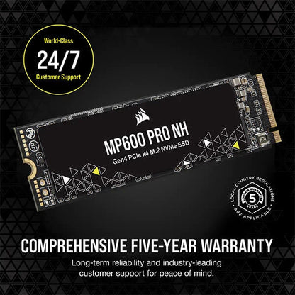 Corsair MP600 PRO NH 2TB M.2 NVMe Gen4 Internal SSD 