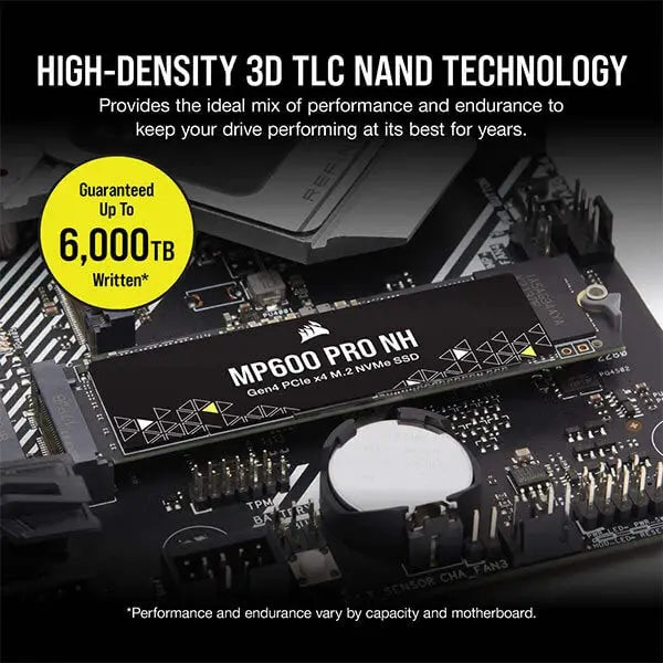 Corsair PRO NH MP600 4TB M.2 NVMe Gen4 Internal SSD  Microcenter India