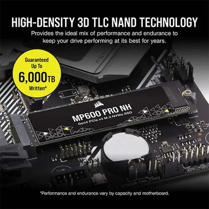 Corsair PRO NH MP600 4TB M.2 NVMe Gen4 Internal SSD  Microcenter India