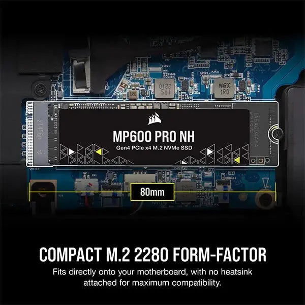 Corsair PRO NH MP600 4TB M.2 NVMe Gen4 Internal SSD  Microcenter India