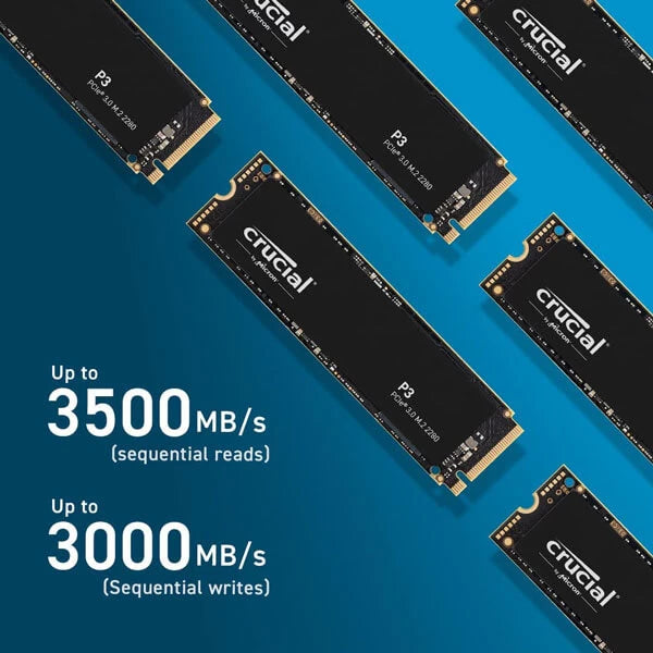 Crucial P3 4TB M.2 NVMe Internal SSD 