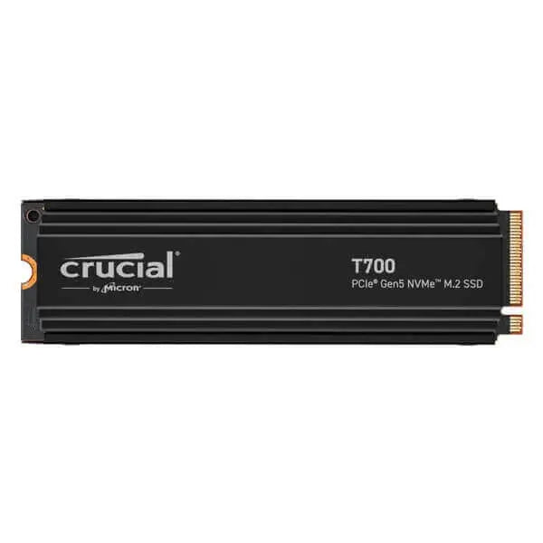 Crucial T700 4TB M.2 NVMe Gen5 Internal SSD With Heatsink  Microcenter India