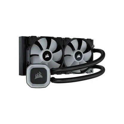Corsair H100 RGB CPU Liquid Cooler Black  Microcenter India