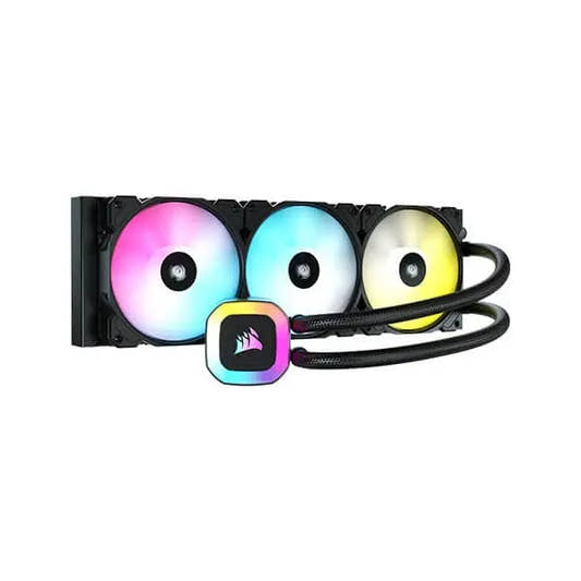 Corsair H150 RGB CPU Liquid Cooler Black  Microcenter India