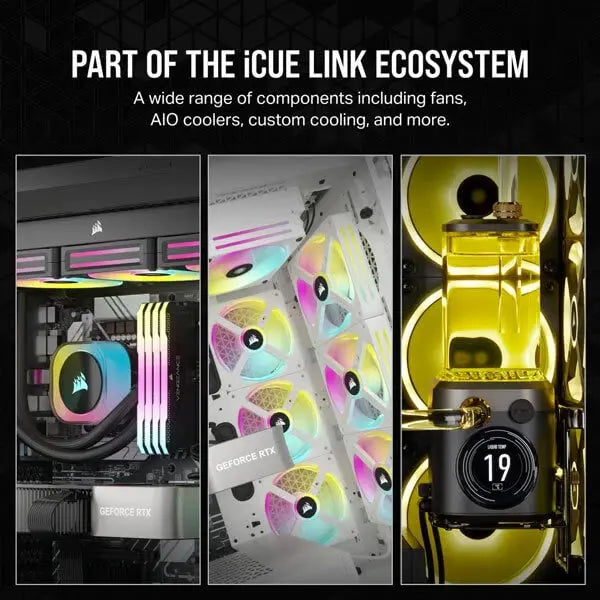Corsair ICUE LINK H150i RGB Black 360mm CPU Liquid Cooler 