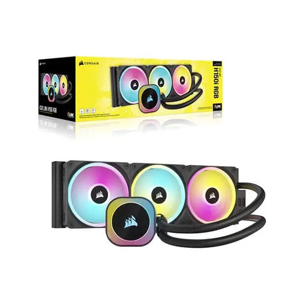 Corsair ICUE LINK H150i RGB Black 360mm CPU Liquid Cooler 