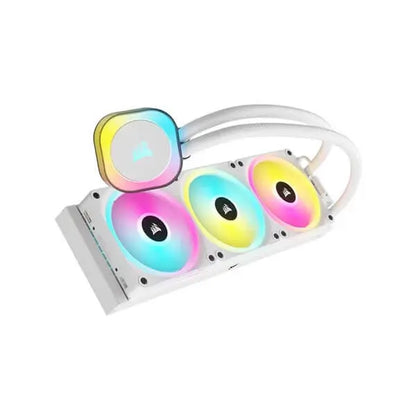 Corsair ICUE LINK H150i RGB White 360mm CPU Liquid Cooler â€“ Unmatched Cooling and Elegant Design  Microcenter India