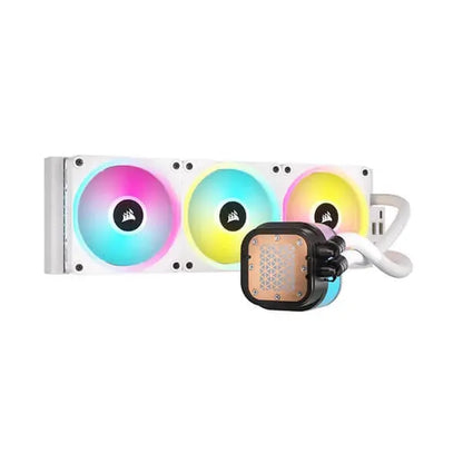 Corsair ICUE LINK H150i RGB White 360mm CPU Liquid Cooler â€“ Unmatched Cooling and Elegant Design  Microcenter India