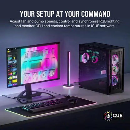 Corsair ICUE LINK H150i RGB White 360mm CPU Liquid Cooler â€“ Unmatched Cooling and Elegant Design  Microcenter India