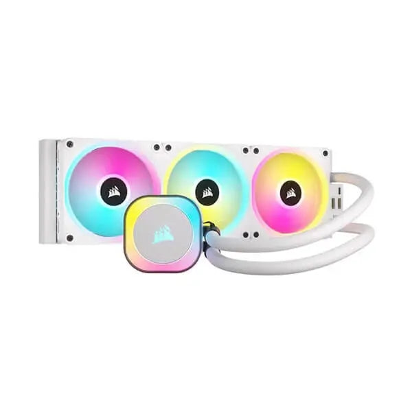 Corsair ICUE LINK H150i RGB White 360mm CPU Liquid Cooler â€“ Unmatched Cooling and Elegant Design  Microcenter India
