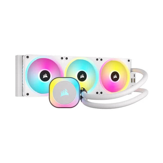 Corsair ICUE LINK H150i RGB White 360mm CPU Liquid Cooler – Unmatched Cooling and Elegant Design