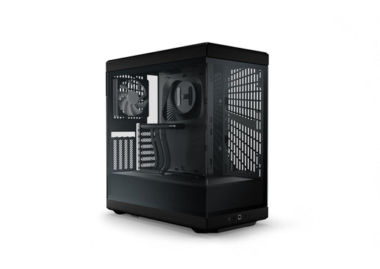 HYTE Y40 Pitch Black panoramic ATX mid tower cabinet
