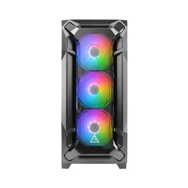 Antec DF600 Flux ARGB (ATX) Mid Tower Cabinet (Black)  Microcenter India