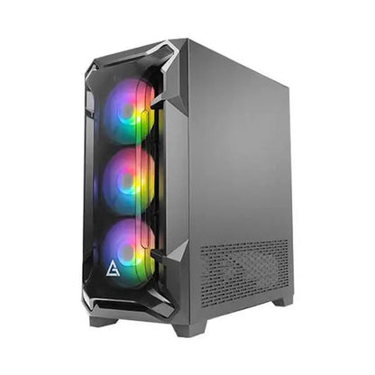 Antec DF600 Flux ARGB (ATX) Mid Tower Cabinet (Black)  Microcenter India