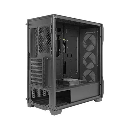 Antec DF600 Flux ARGB (ATX) Mid Tower Cabinet (Black)  Microcenter India